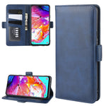 Custodia per cellulare in pelle con supporto a portafoglio per Galaxy A20s con portafoglio, supporto e slot per carte