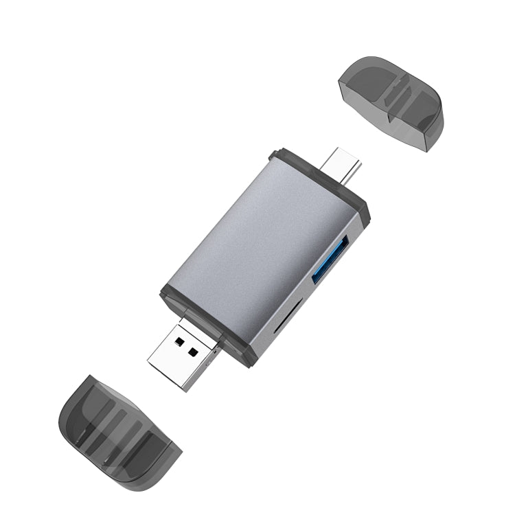 Lettore di schede OTG tipo C+USB+Micro USB
