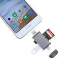 Lettore di schede OTG USB Tipo C Micro USB 3 in 1
