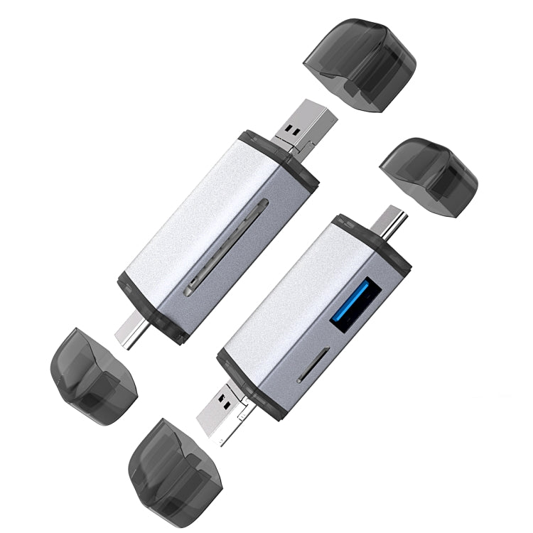 Lettore di schede OTG USB Tipo C Micro USB 3 in 1