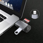 Lettore di schede OTG USB Tipo C Micro USB 3 in 1
