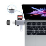 Lettore di schede OTG USB Tipo C Micro USB 3 in 1