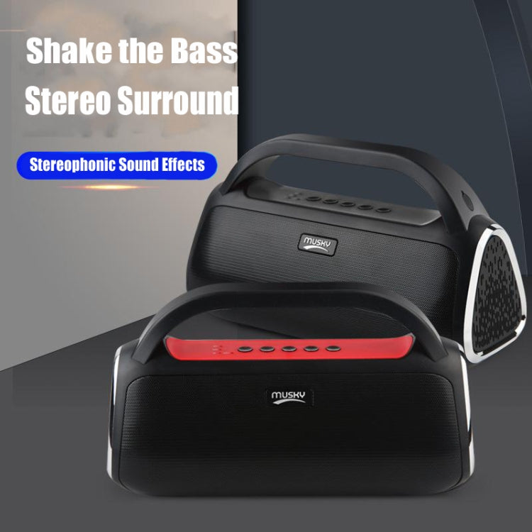 Altoparlante wireless Bluetooth DY18 Sistema audio portatile con altoparlante wireless, supporto Bluetooth, AUX, TF e radio