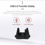 Adattatore Wi-Fi PA ad alta potenza Comfast CF-958AC Scheda di rete Gigabit E-Sport da 1900Mbps Ricevitore dongle Lan PC 2.4Ghz+5.8Ghz USB 3.0