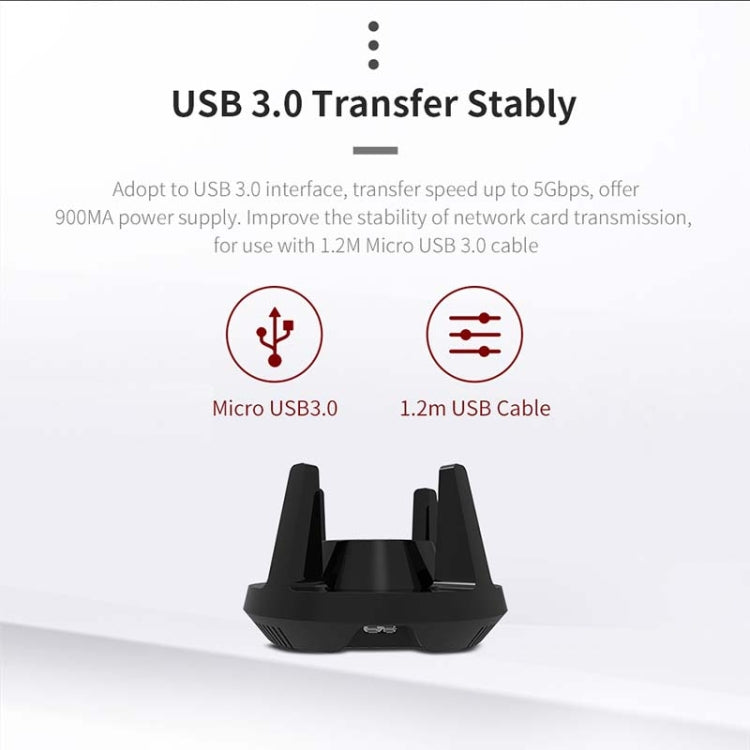 Adattatore Wi-Fi PA ad alta potenza Comfast CF-958AC Scheda di rete Gigabit E-Sport da 1900Mbps Ricevitore dongle Lan PC 2.4Ghz+5.8Ghz USB 3.0
