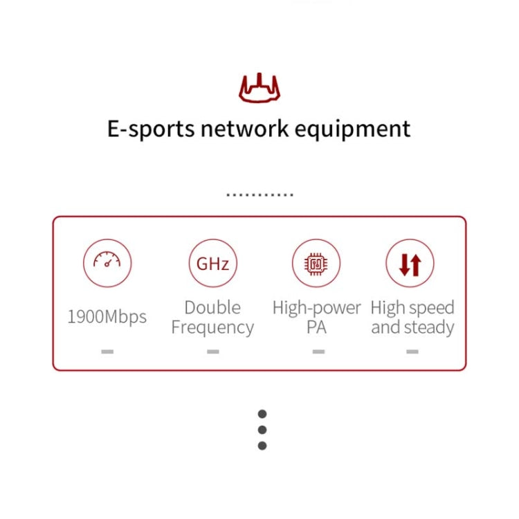 Adattatore Wi-Fi PA ad alta potenza Comfast CF-958AC Scheda di rete Gigabit E-Sport da 1900Mbps Ricevitore dongle Lan PC 2.4Ghz+5.8Ghz USB 3.0