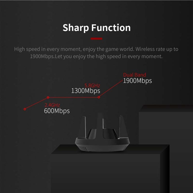 Adattatore Wi-Fi PA ad alta potenza Comfast CF-958AC Scheda di rete Gigabit E-Sport da 1900Mbps Ricevitore dongle Lan PC 2.4Ghz+5.8Ghz USB 3.0