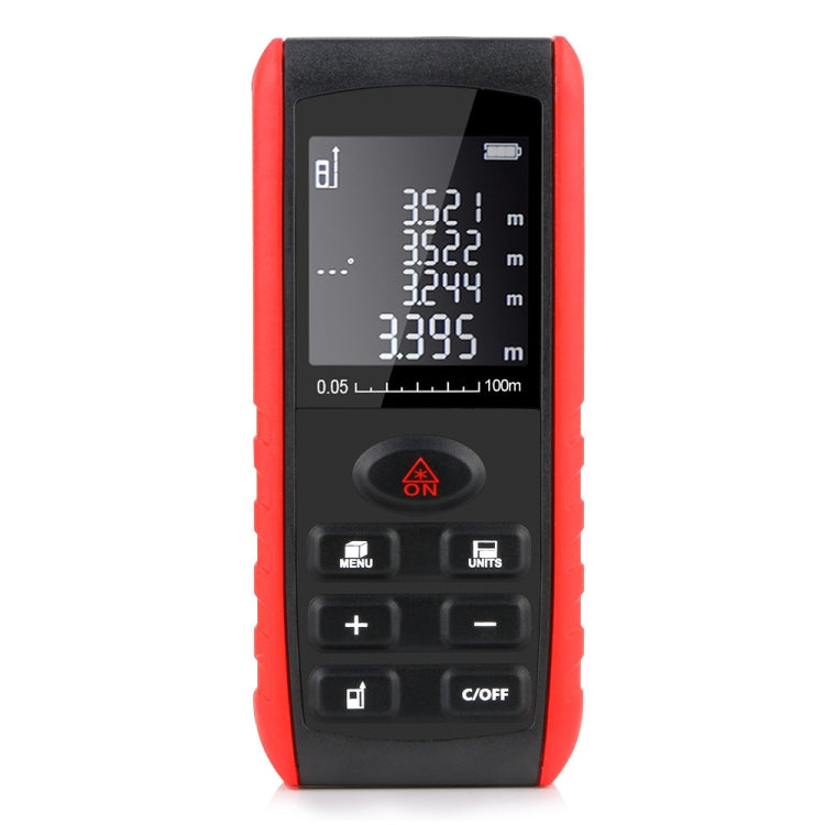 Telemetro laser E100 Misuratore di distanza laser Dispositivo di misurazione Strumenti portatili digitali Portata del modulo Telemetro 100 m, E100
