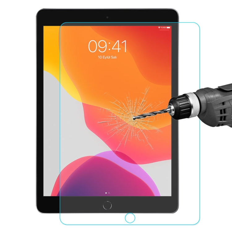 Per iPad 10.2 (2019) ENKAY Hat-Prince 0,33 mm 9H Durezza superficiale 2,5D Pellicola in vetro temperato antideflagrante