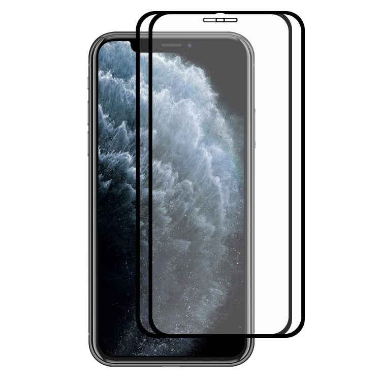 2PCS ENKAY Hat-prince Full Glue 0.26mm 9H 2.5D Pellicola a copertura totale in vetro temperato, For iPhone 11 / iPhone XR, For iPhone 11 Pro / XS / X, For iPhone 11 Pro Max / XS Max