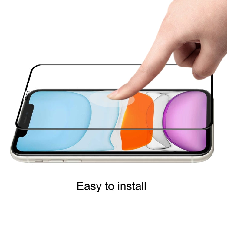 ENKAY Hat-Prince 0,26 mm 9H 6D Pellicola in vetro temperato curvo a schermo intero, For iPhone 11 / iPhone XR, For iPhone 11 Pro / XS / X, For iPhone 11 Pro Max / XS Max