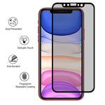 ENKAY Hat-Prince 0.26mm 9H 2.5D Privacy Pellicola in vetro temperato a schermo intero antiriflesso, For iPhone 11 / iPhone XR, For iPhone 11 Pro / XS / X, For iPhone 11 Pro Max / XS Max