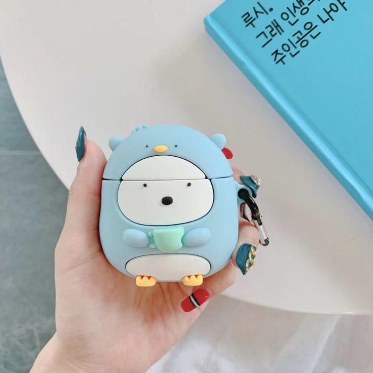 Per Apple AirPods Custodia protettiva per cuffie Bluetooth universale Wireless Cup Penguin di 1/2 generazione