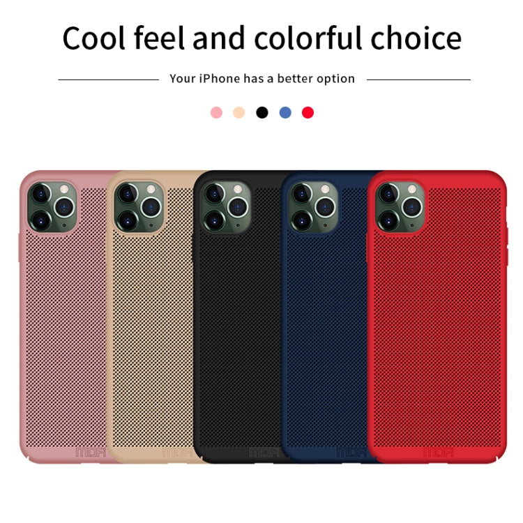 Custodia protettiva all-inclusive ultrasottile per PC traspirante MOFI, For iPhone 11 Pro, For iPhone 11 Pro Max, For iPhone 11