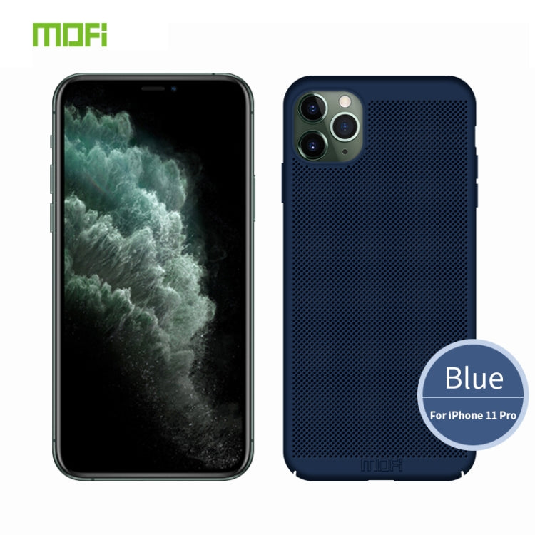 Custodia protettiva all-inclusive ultrasottile per PC traspirante MOFI, For iPhone 11 Pro, For iPhone 11 Pro Max, For iPhone 11