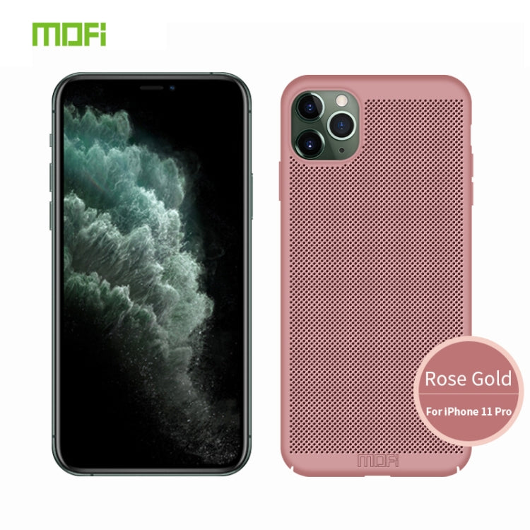 Custodia protettiva all-inclusive ultrasottile per PC traspirante MOFI, For iPhone 11 Pro, For iPhone 11 Pro Max, For iPhone 11