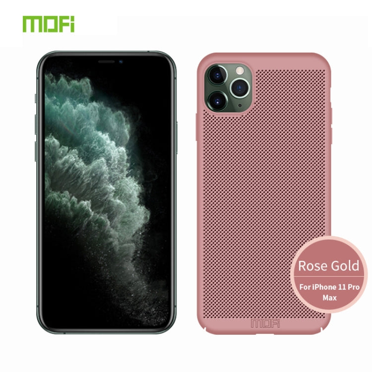 Custodia protettiva all-inclusive ultrasottile per PC traspirante MOFI, For iPhone 11 Pro, For iPhone 11 Pro Max, For iPhone 11