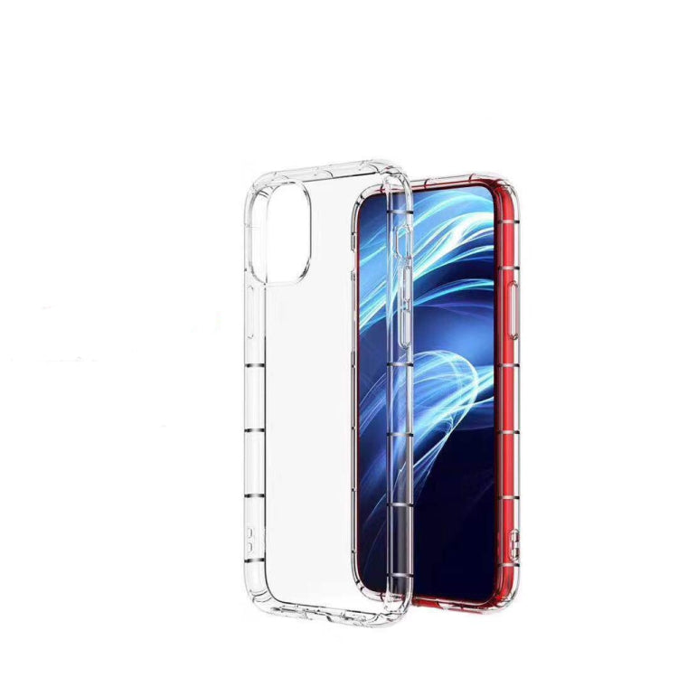 Per iPhone 11 Custodia per telefono in TPU trasparente spessa a prova di caduta della pressione dell'aria a quattro lati, For iPhone 11