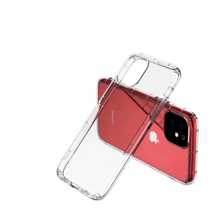 Per iPhone 11 Custodia per telefono in TPU trasparente spessa a prova di caduta della pressione dell'aria a quattro lati, For iPhone 11