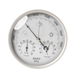 THB9392 Termometro digitale a parete Igrometro Manometro per uso domestico ad alta precisione Barometro per strumenti meteorologici, THB9392 (Gold), THB9392 132mm