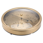 THB9392 Termometro digitale a parete Igrometro Manometro per uso domestico ad alta precisione Barometro per strumenti meteorologici, THB9392 (Gold), THB9392 132mm
