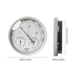THB9392 Termometro digitale a parete Igrometro Manometro per uso domestico ad alta precisione Barometro per strumenti meteorologici, THB9392 (Gold), THB9392 132mm