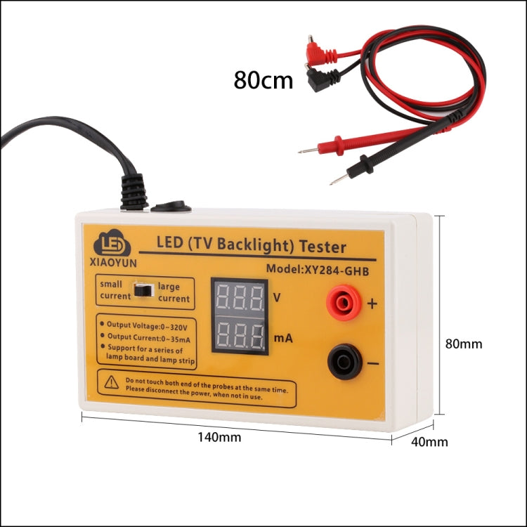 XY284 LED Tester Output 0-320V LED TV Backlight Tester Multipurpose LED Strips Beads Testing Tools