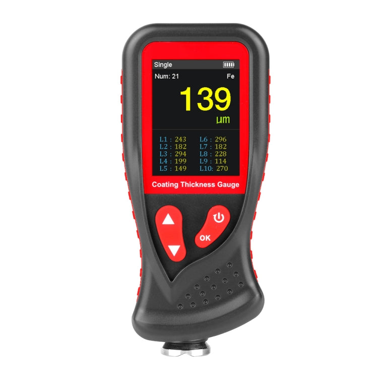 GT230 Misuratori di spessore Misuratore di spessore di rivestimento di vernice Pellicola per auto Misuratore di spessore digitale Tester Misuratore di spessore ricaricabile, GT230