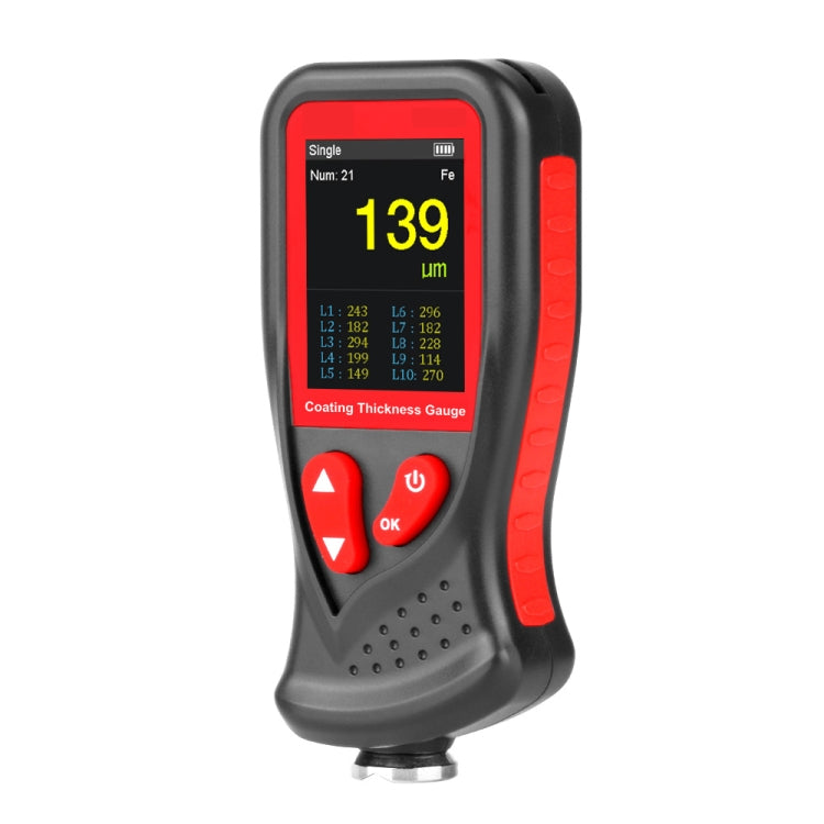 GT230 Misuratori di spessore Misuratore di spessore di rivestimento di vernice Pellicola per auto Misuratore di spessore digitale Tester Misuratore di spessore ricaricabile, GT230
