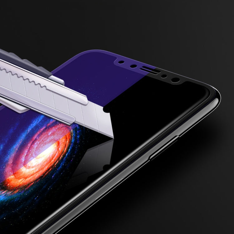 2pcs mocolo 0.33mm 9H 2.5D Full Glue Anti Blu-ray Pellicola in vetro temperato, For iPhone 11 / XR, For iPhone 11 Pro / XS / X, For iPhone 11 Pro Max / XS Max