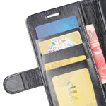 Per Galaxy A10S R64 Custodia in pelle pieghevole orizzontale a piega singola con supporto, slot per carte e portafoglio, For Galaxy A10S