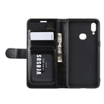 Per Galaxy A10S R64 Custodia in pelle pieghevole orizzontale a piega singola con supporto, slot per carte e portafoglio, For Galaxy A10S