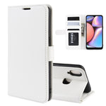 Per Galaxy A10S R64 Custodia in pelle pieghevole orizzontale a piega singola con supporto, slot per carte e portafoglio, For Galaxy A10S