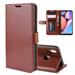 Per Galaxy A10S R64 Custodia in pelle pieghevole orizzontale a piega singola con supporto, slot per carte e portafoglio, For Galaxy A10S
