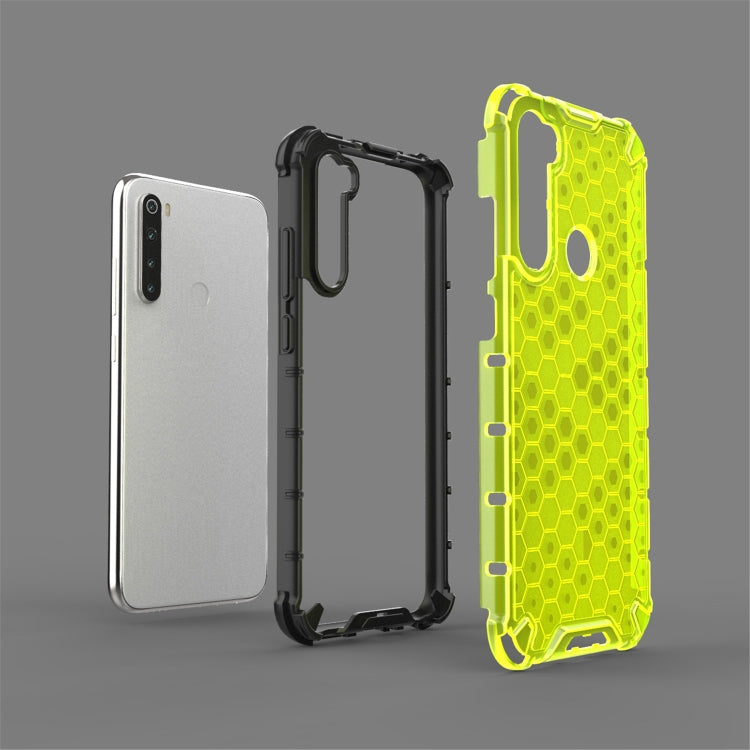 Per Redmi Note 8 PC a nido d'ape antiurto + custodia in TPU