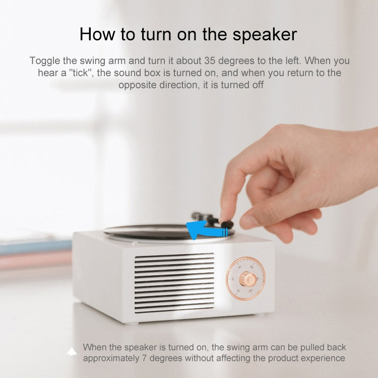 Altoparlanti Bluetooth atomici B10 Lettore vinile retrò Altoparlanti stereo multifunzione creativi wireless da tavolo, X10