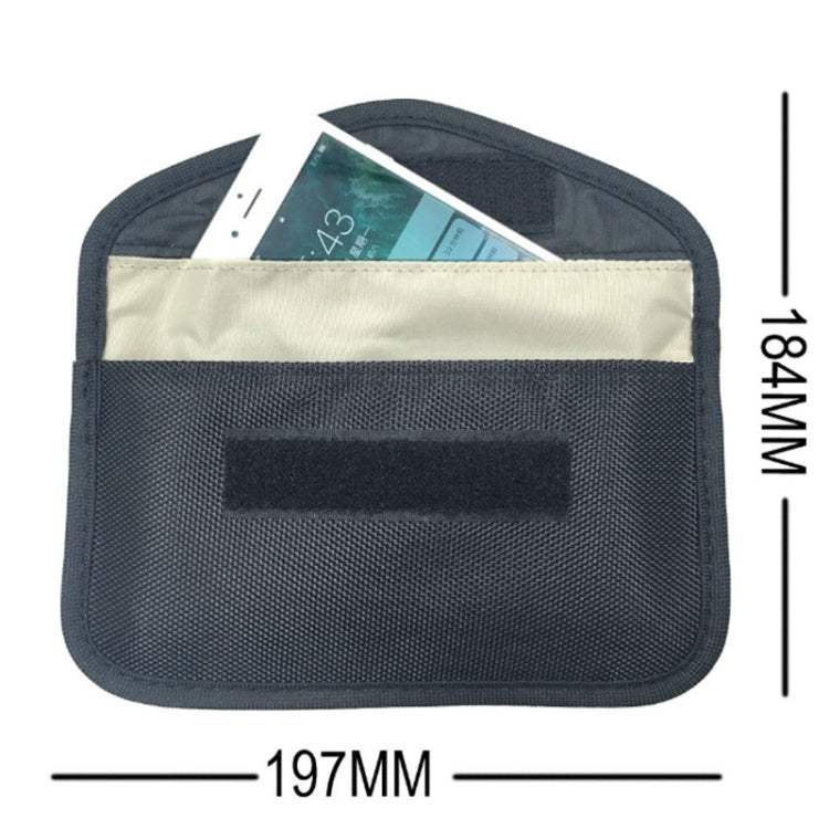 Protezione dalle radiazioni del telefono cellulare Protezione del segnale del telefono cellulare Borsa per cellulare anti-posizionamento, 20x11x2cm
