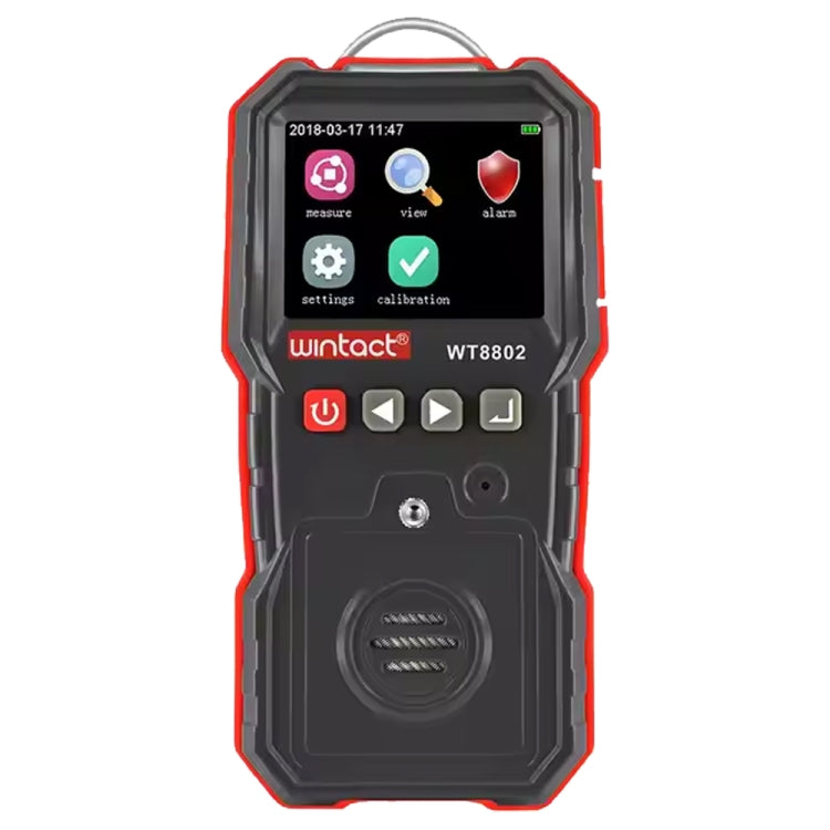 WINTACT WT8802 Monitor di idrogeno solforato Sensore di gas ricaricabile professionale Rilevatore di vibrazioni H2S con allarme sonoro e luce digitale ad alta sensibilità