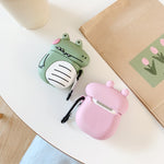 Per Apple AirPods 1/2 generazione custodia protettiva per cuffie Bluetooth universale wireless carino dinosauro