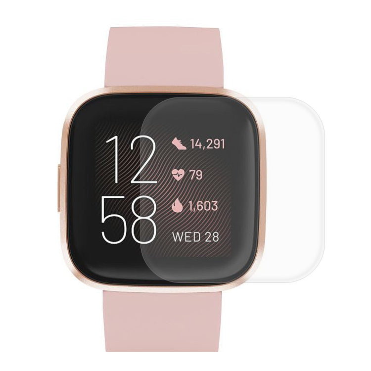 Per Fitbit Versa 2 2 PEZZI ENKAY Hat-Prince Pellicola protettiva in morbida TPU per schermo a copertura totale