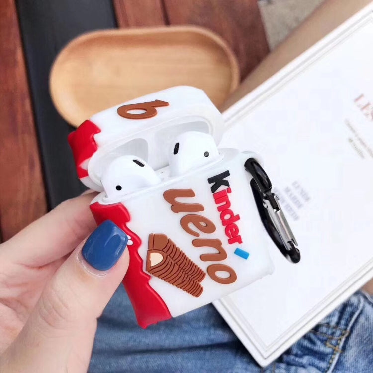 Per Apple AirPods Custodia protettiva universale per cuffie Bluetooth Wireless Kinder Chocolate di 1/2 generazione