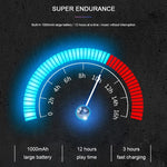 C7 Altoparlante Bluetooth 5.0 LED trasparente Subwoofer luminoso TWS 6D Surround HIFI Stereo Cool Audio, C7