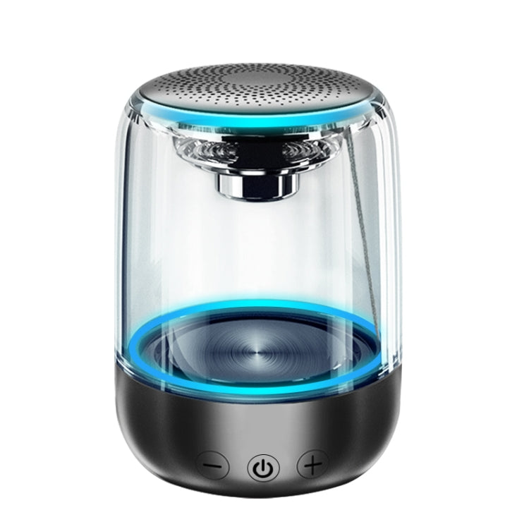 C7 Altoparlante Bluetooth 5.0 LED trasparente Subwoofer luminoso TWS 6D Surround HIFI Stereo Cool Audio, C7
