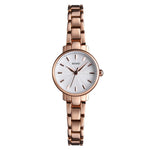 Skmei 1410 Orologio al quarzo da donna Orologio alla moda europeo e americano Orologio da donna con cinturino in acciaio per il tempo libero
