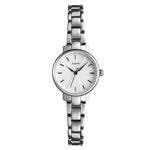 Skmei 1410 Orologio al quarzo da donna Orologio alla moda europeo e americano Orologio da donna con cinturino in acciaio per il tempo libero