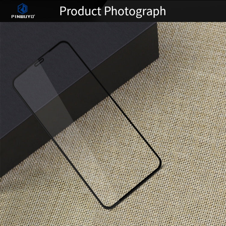 Pellicola in vetro temperato curvo PINWUYO 9H 3D, For iPhone 11 Pro, For iPhone 11 Pro Max, For iPhone 11