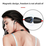 BT313 Auricolari magnetici Sport Cuffie senza fili Vivavoce Bluetooth HD Stereo Bass Cuffie con microfono