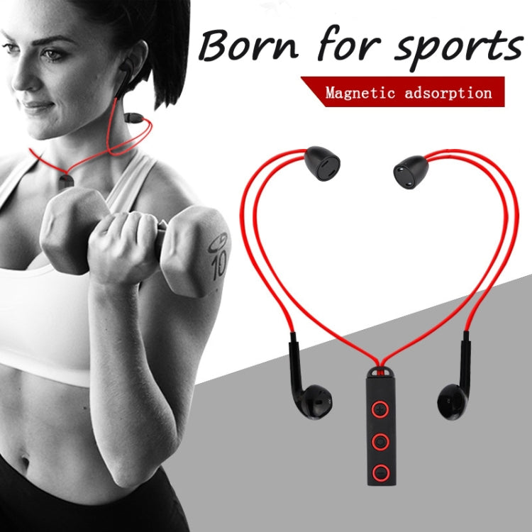 BT313 Auricolari magnetici Sport Cuffie senza fili Vivavoce Bluetooth HD Stereo Bass Cuffie con microfono
