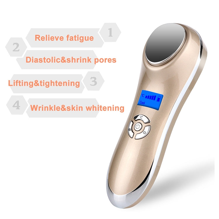 OFY-7901 Crioterapia ad ultrasuoni Hot Cold Hammer Lifting facciale Vibrazione Massaggiatore Viso Corpo Import Export Cura del viso Macchina di bellezza
