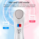 OFY-7901 Crioterapia ad ultrasuoni Hot Cold Hammer Lifting facciale Vibrazione Massaggiatore Viso Corpo Import Export Cura del viso Macchina di bellezza